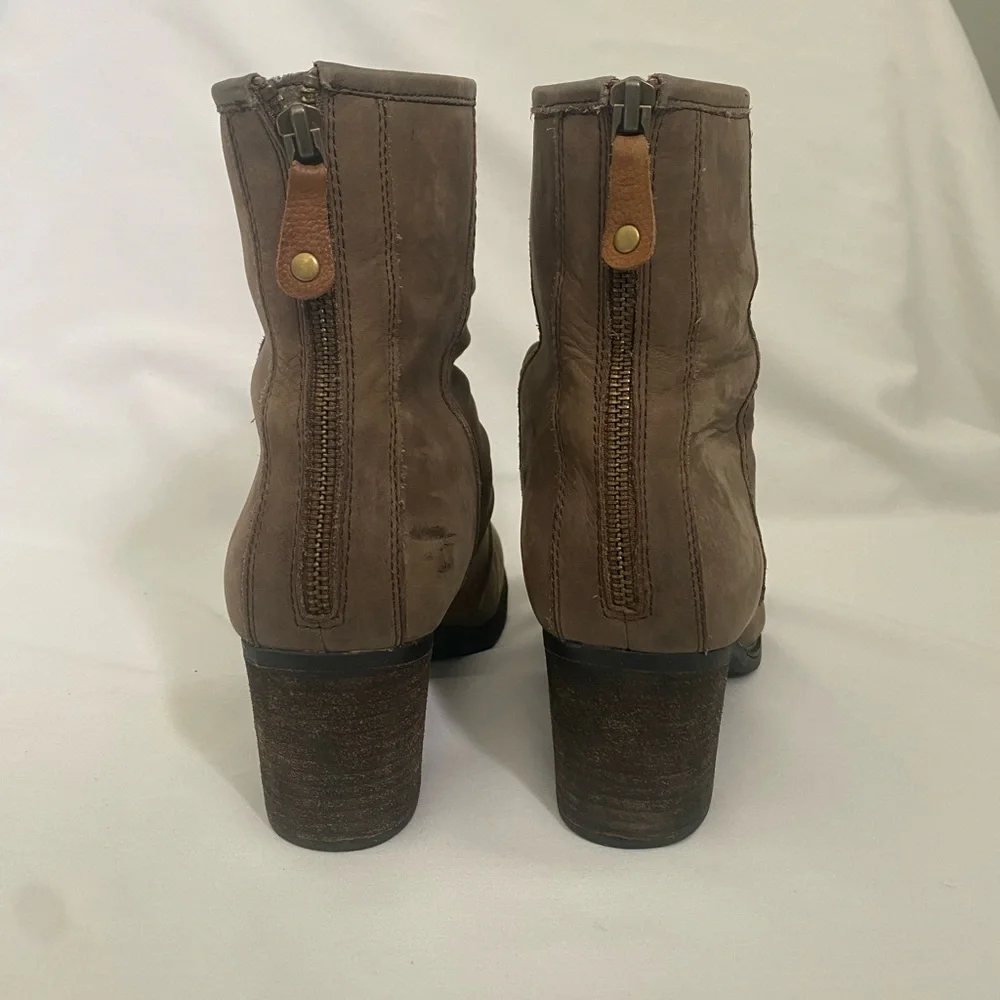 Rockport Boots Gray Brown Sz 7.5 Women's - Picture 3 of 15